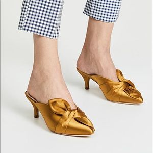 Loeffler Randall jade mule in marigold NWT!